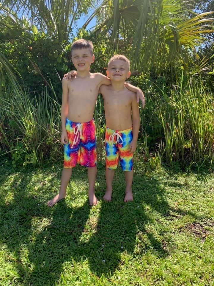 Tie Dye Board Shorts