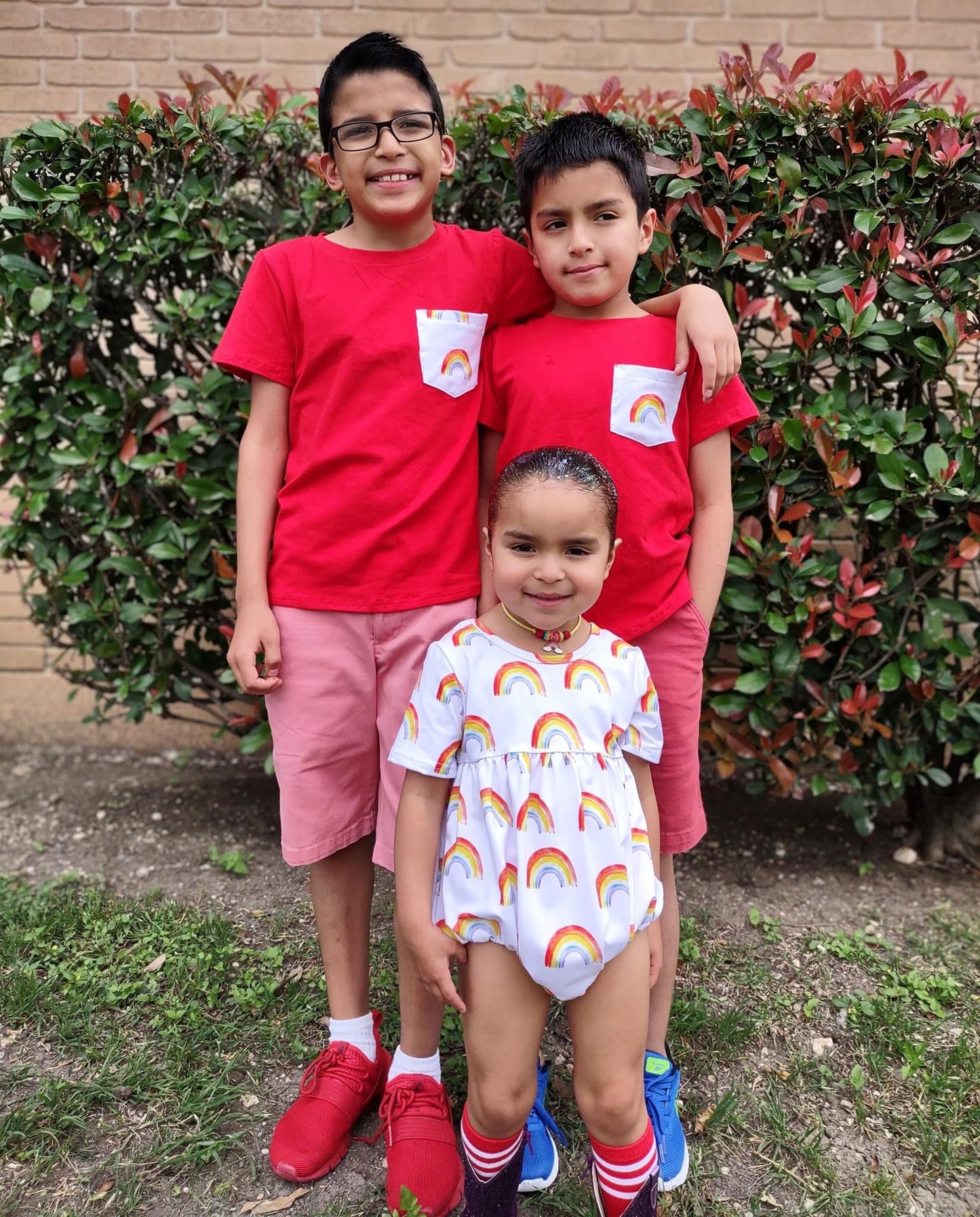 Traditional Rainbow Pocket Tee