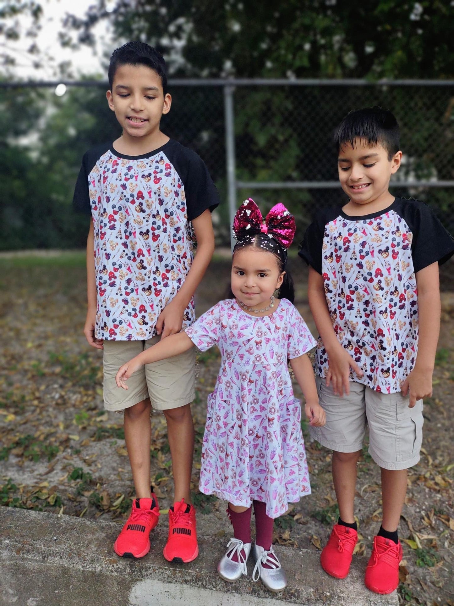 Red Mouse Sweets Raglan