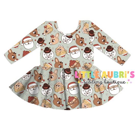 Adult REINDEER Peplum Top (*SHIPS LATE OCT)