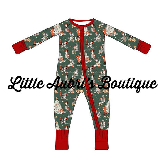 PREORDER Vintage Holiday Mouse Zip Jammies CLOSES 7/12