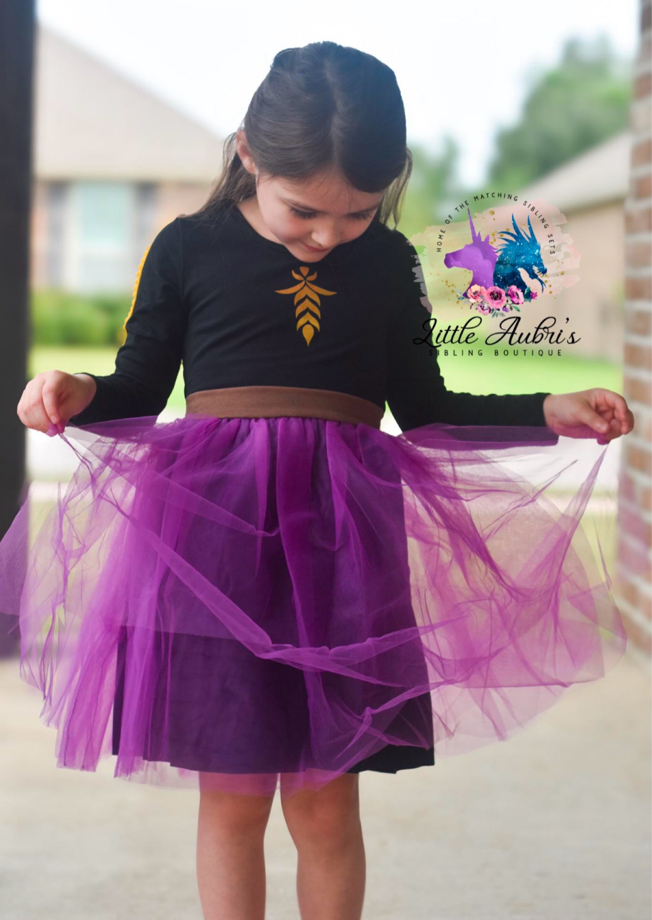 Long Sleeve Tutu Dress (5 Options)