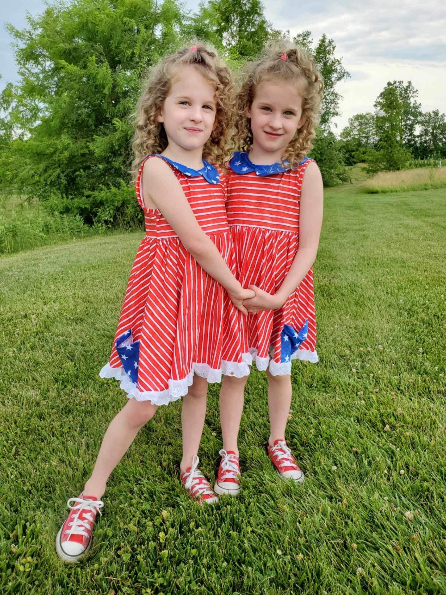 All American Collar Lace Dress