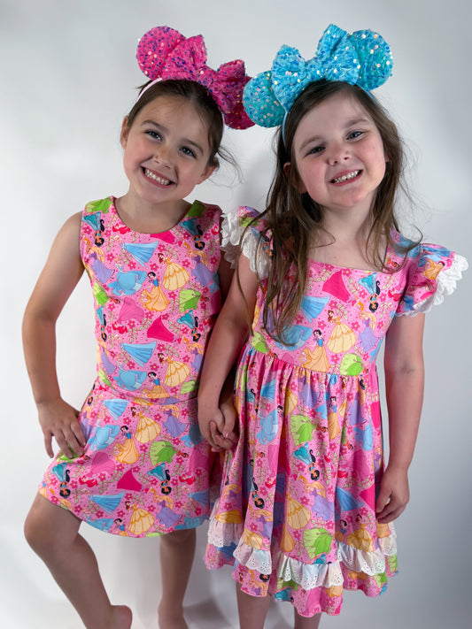 NEON PRINCESS Yoga Crop Skort Set (*SHIPS END MARCH)