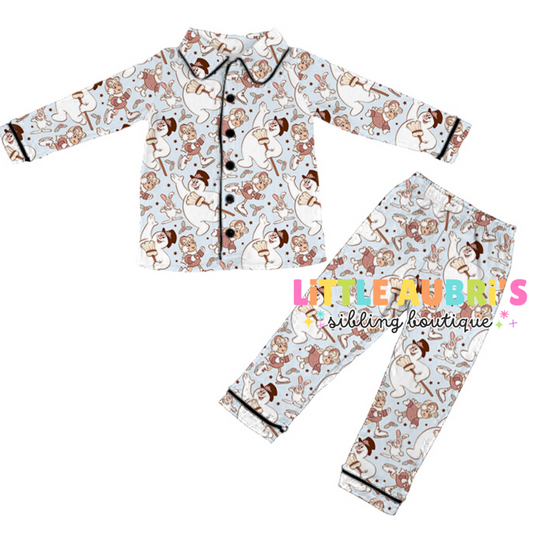 Adult SNOWMAN Pajama Set (*SHIPS LATE OCT)