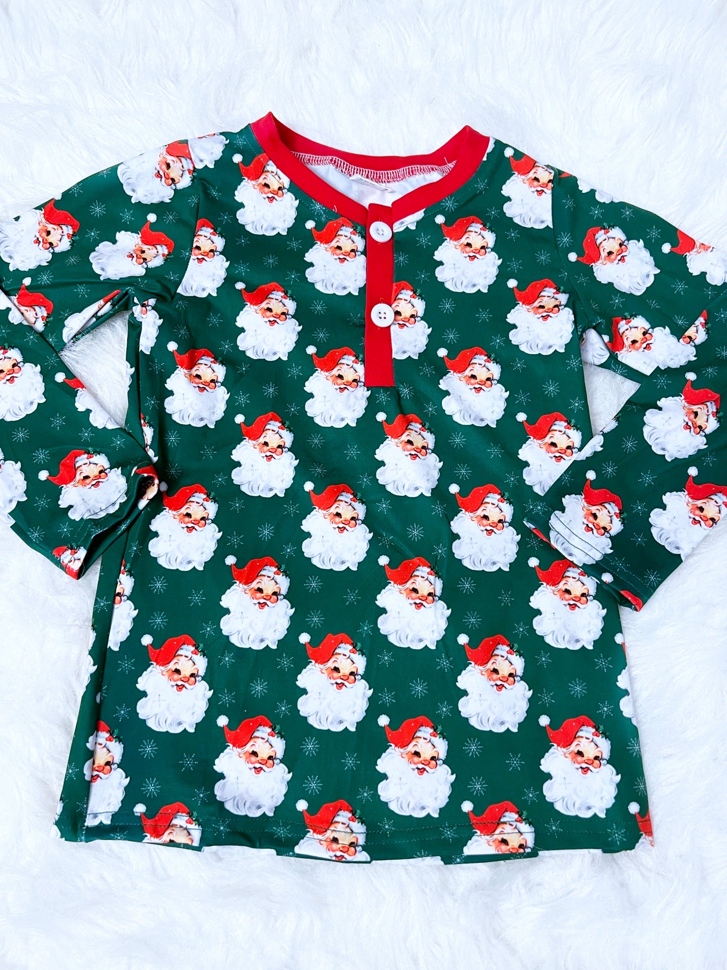 Vintage Santa Henley