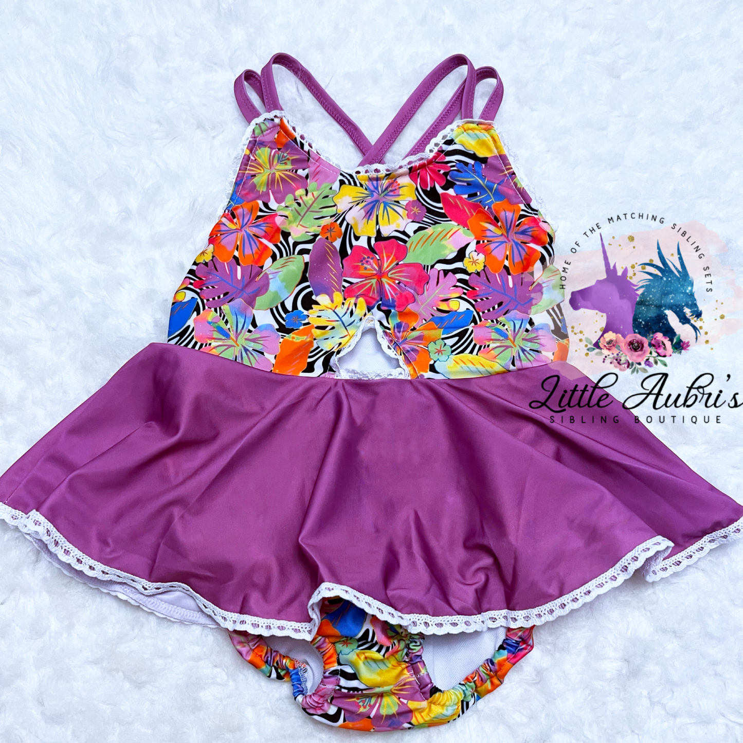 Neon Tropics 1 PC Swimsuit