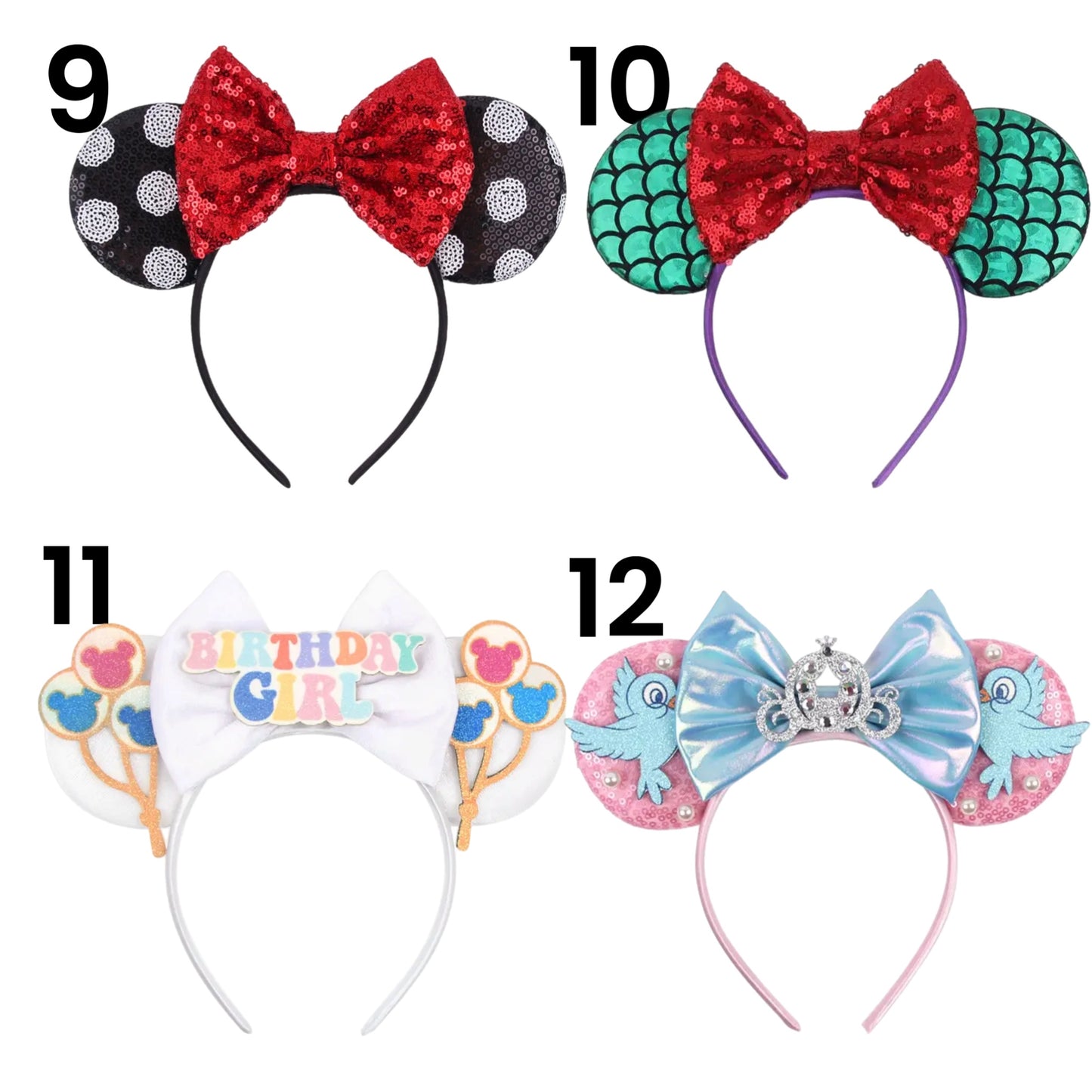 PREORDER Mouse Ears (12 options) CLOSES 3/16