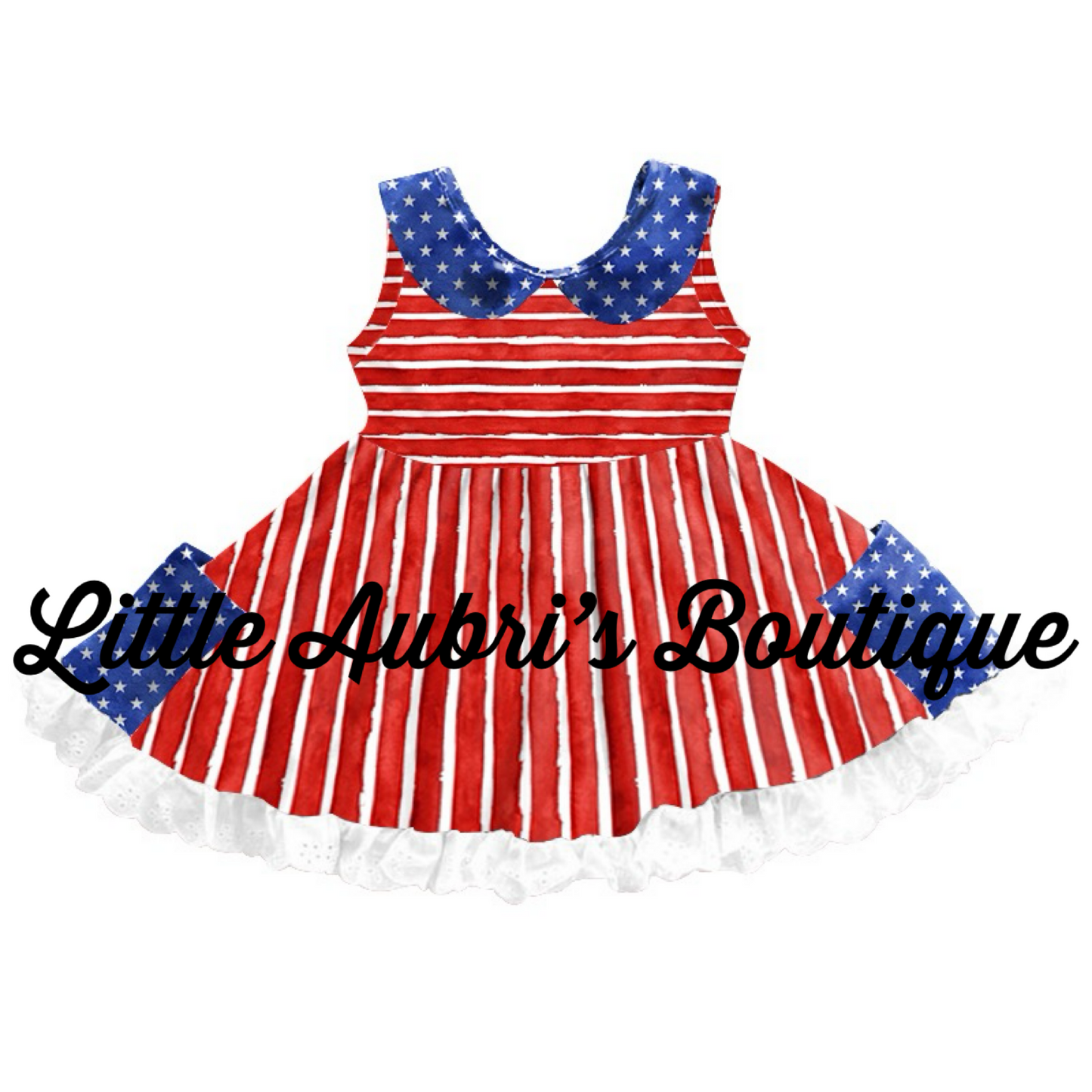 All American Collar Lace Dress