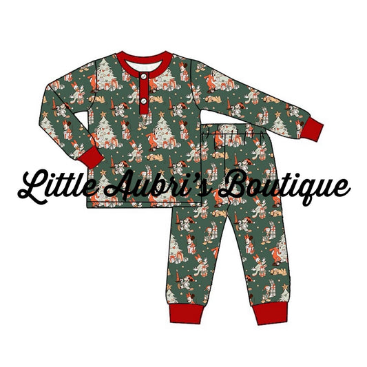 PREORDER Vintage Holiday Mouse Pajama Set CLOSES 7/12