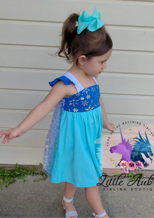 Ice Princess Cape Dress