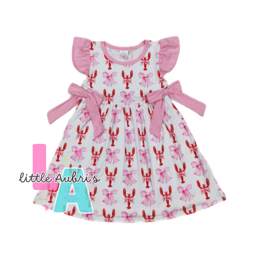 Preppy Crawfish Bow Dress ETA Late August
