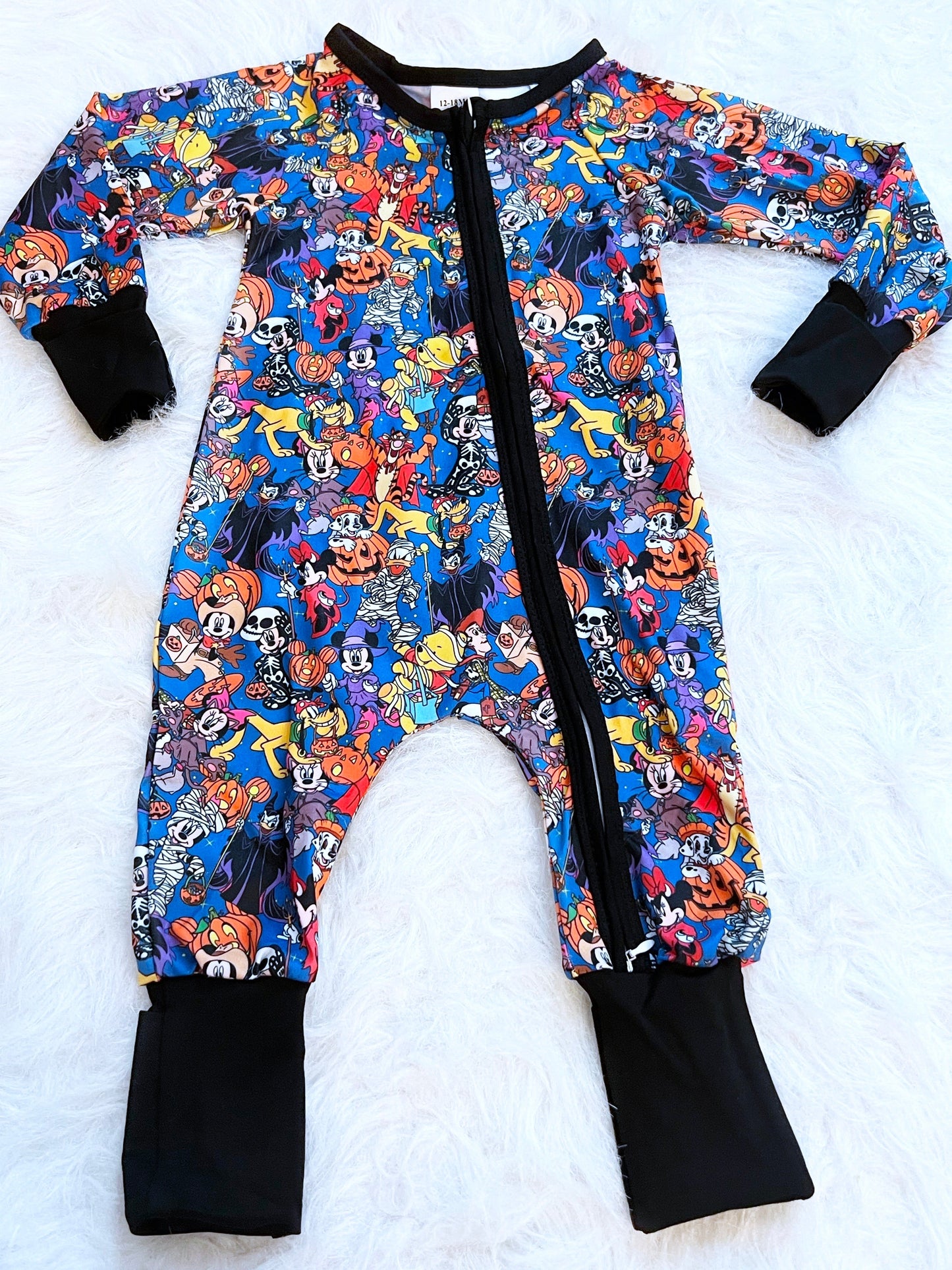 Halloween Character Dress Up Zip Jammies