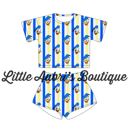PREORDER Boy Duck Tee and Shorts Lounge Set CLOSES 3/8