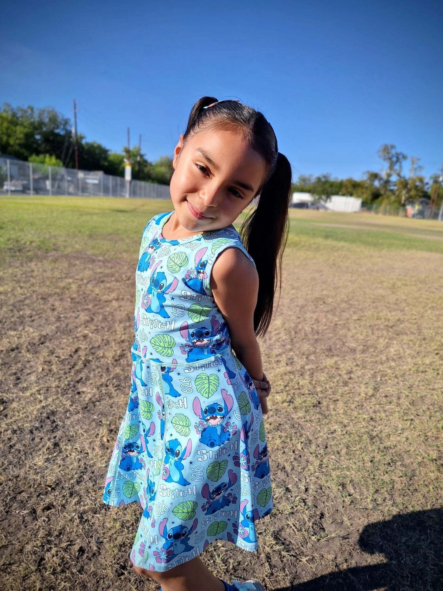 ALIEN 626 Athletic Dress + Detached Shorts Set