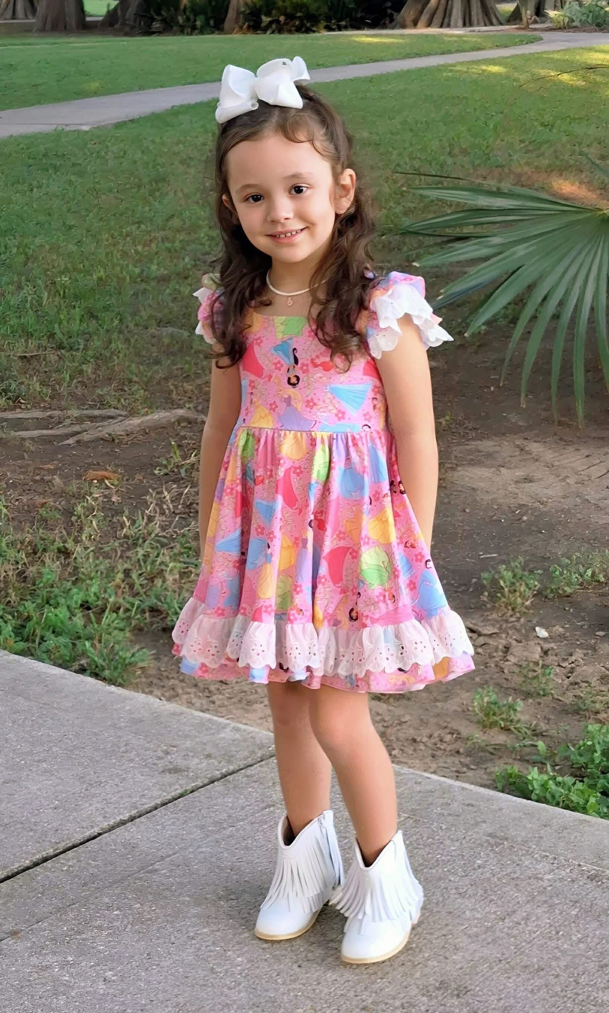 FIT FOR A PRINCESS Lace Twirl Dress