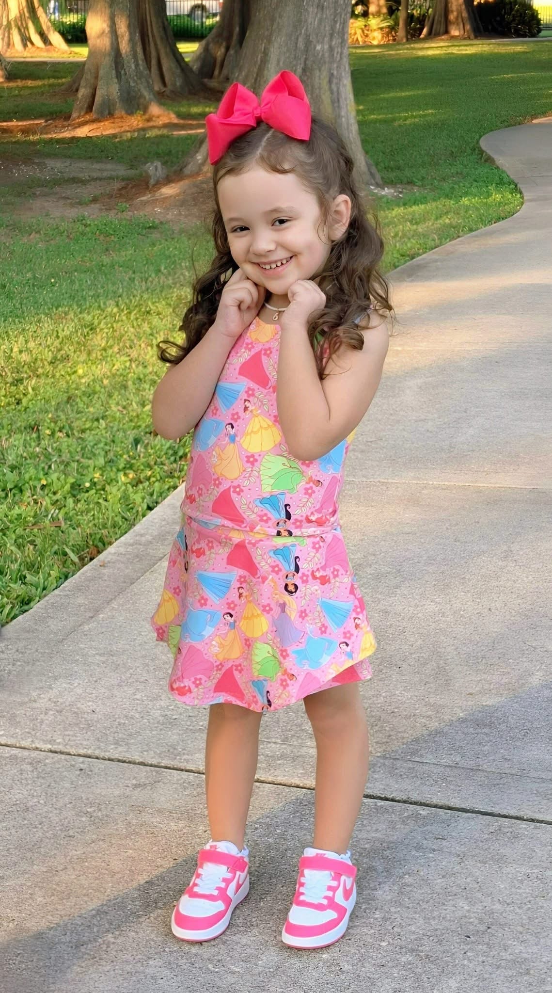 FIT FOR A PRINCESS Athletic Crop Skort Set