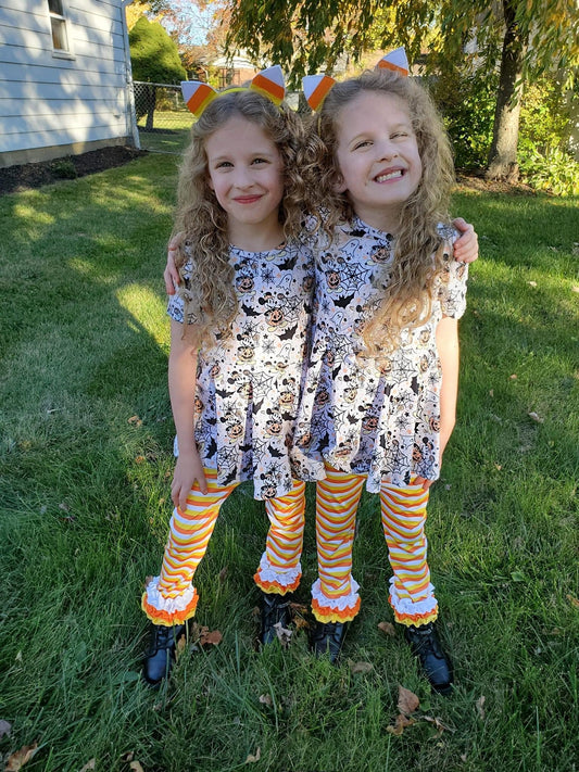 Candy Corn Icing Leggings