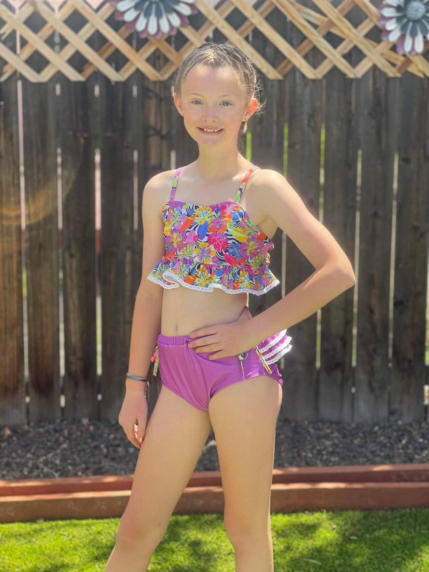 Neon Tropics 2 PC Swimsuit