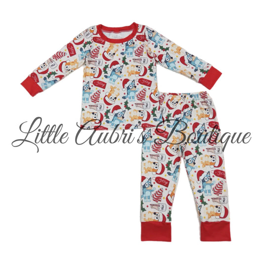 Blue Pup Cookies and Milk Pajama Set ETA End November