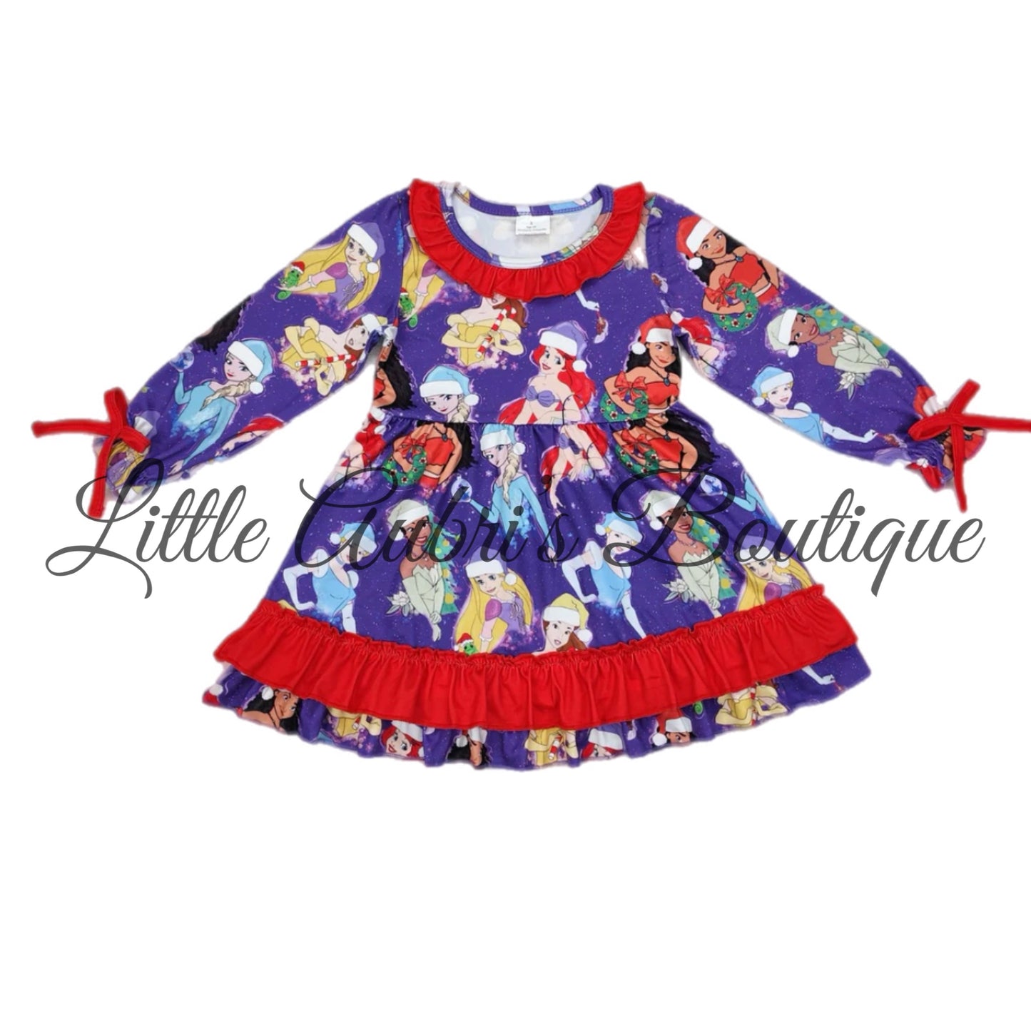 Festive Princess Ruffle Dress ETA End November