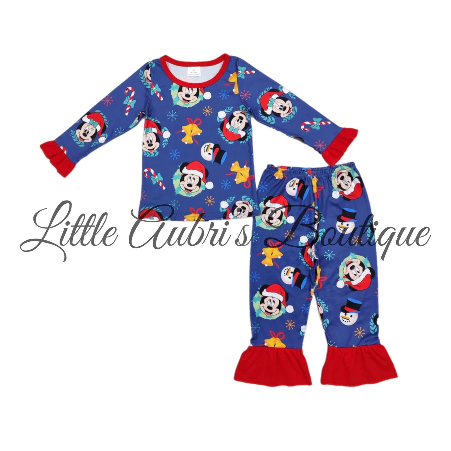 Merry Mouse Ruffle Pajama Set ETA End November