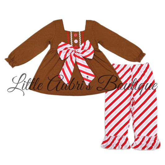 Bow Gingerbread Pants Set ETA End November