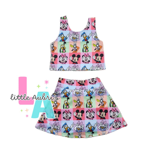 Fabulous Six Crop and Athletic Skort Set ETA Late June