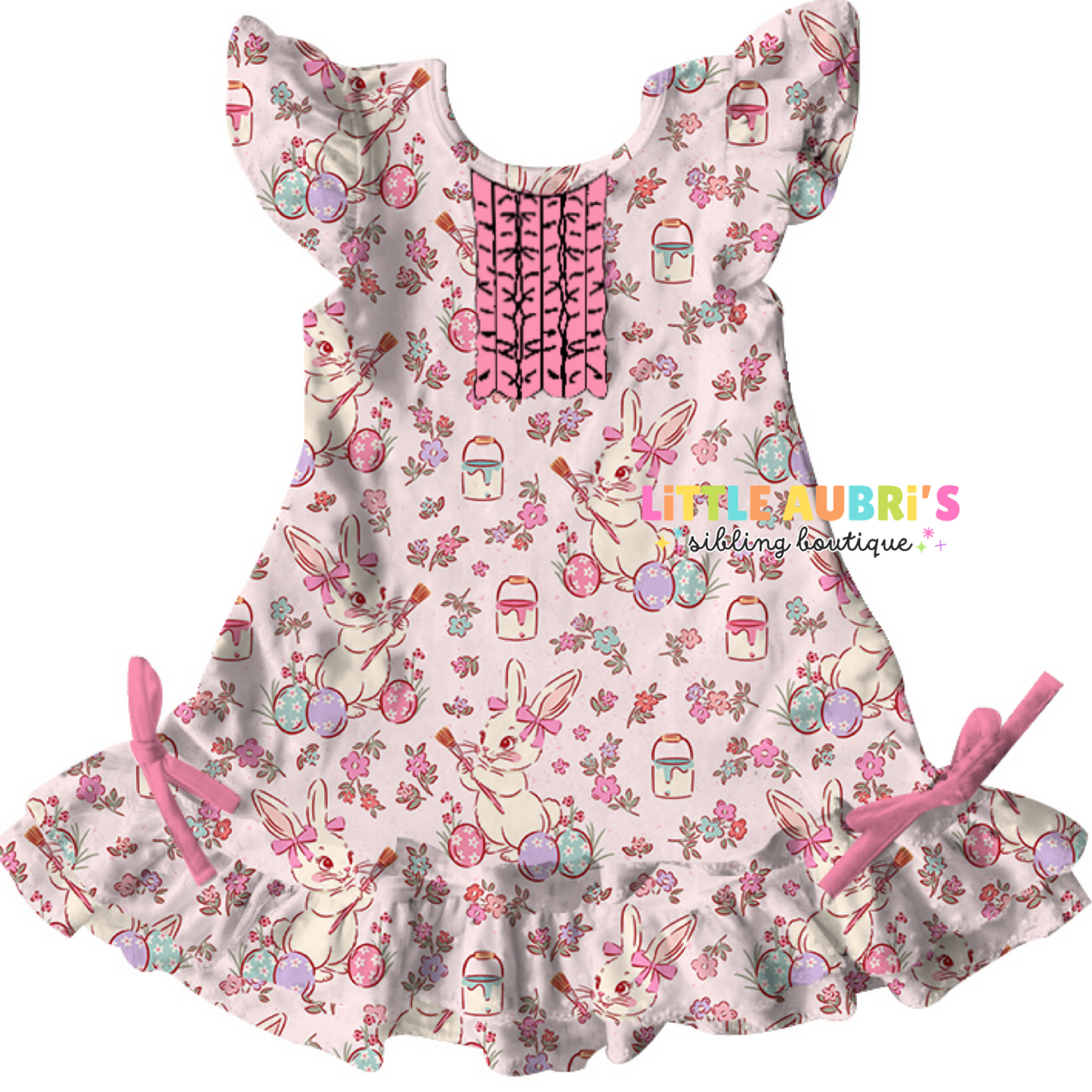 VINTAGE BUNNIES Pajama Dress (*SHIPS LATE FEB)