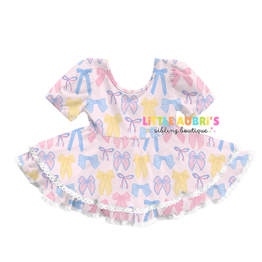 SPRING BOWS Lace Dress (*SHIPS LATE FEB)