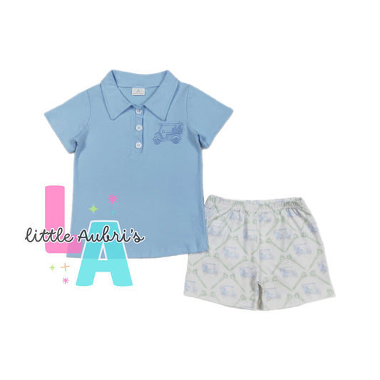 Embroidered Golf Short Set ETA Late June