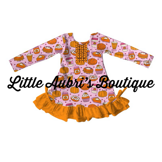 PREORDER Fall Sweets Pajama Dress CLOSES 6/30