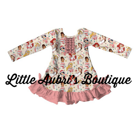 Christmas Princess Matching Doll Dress