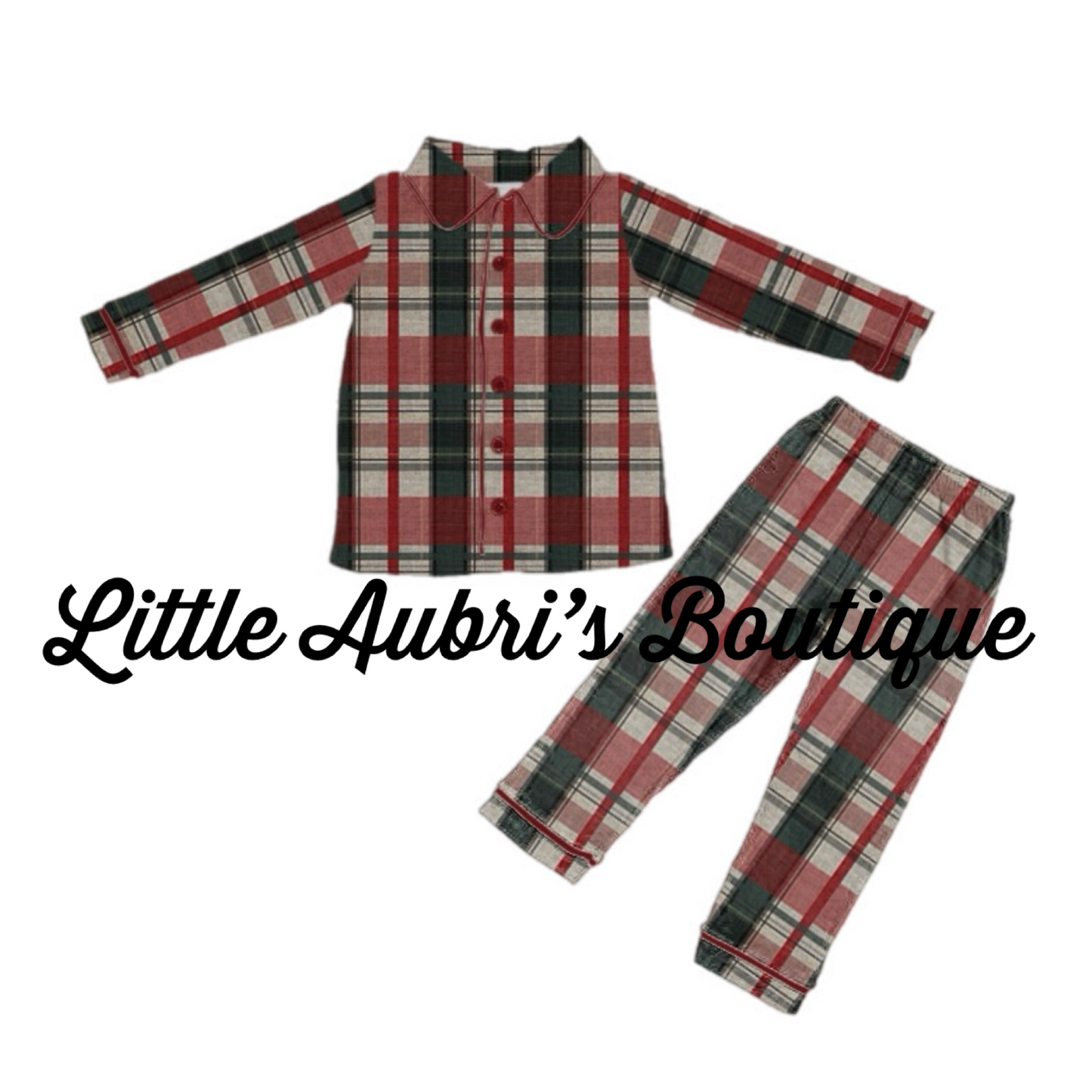 PREORDER Tartan Plaid Pajama Set CLOSES 7/12