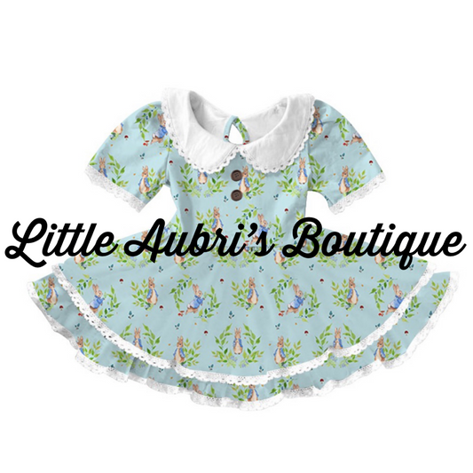 PREORDER Vintage Bunny Collar Lace Dress CLOSES 11/24