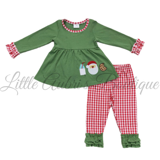 Milk and Cookies Ruffle Pajama Set ETA Early October