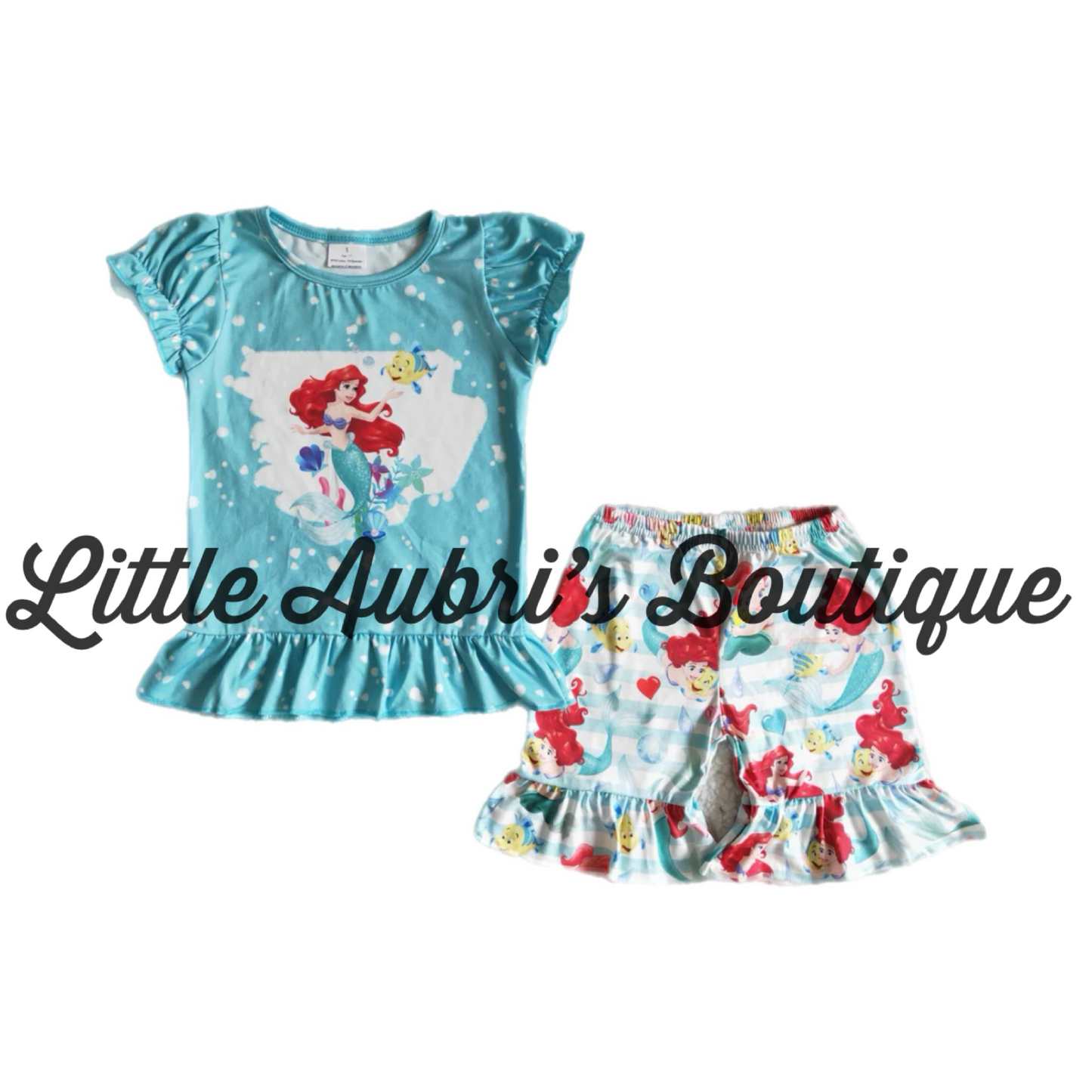 Mermaid Ruffle Short Set ETA Early May