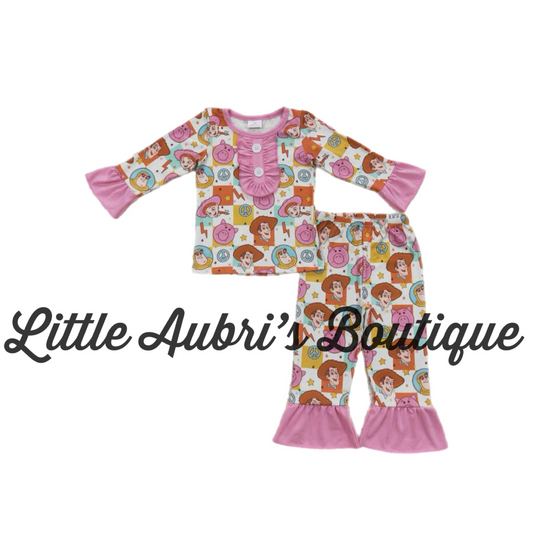 Toy Friends Ruffle Pajama Pants Set ETA Early May