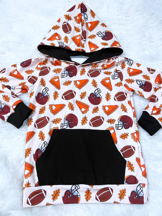 Football and Pie Hoodie