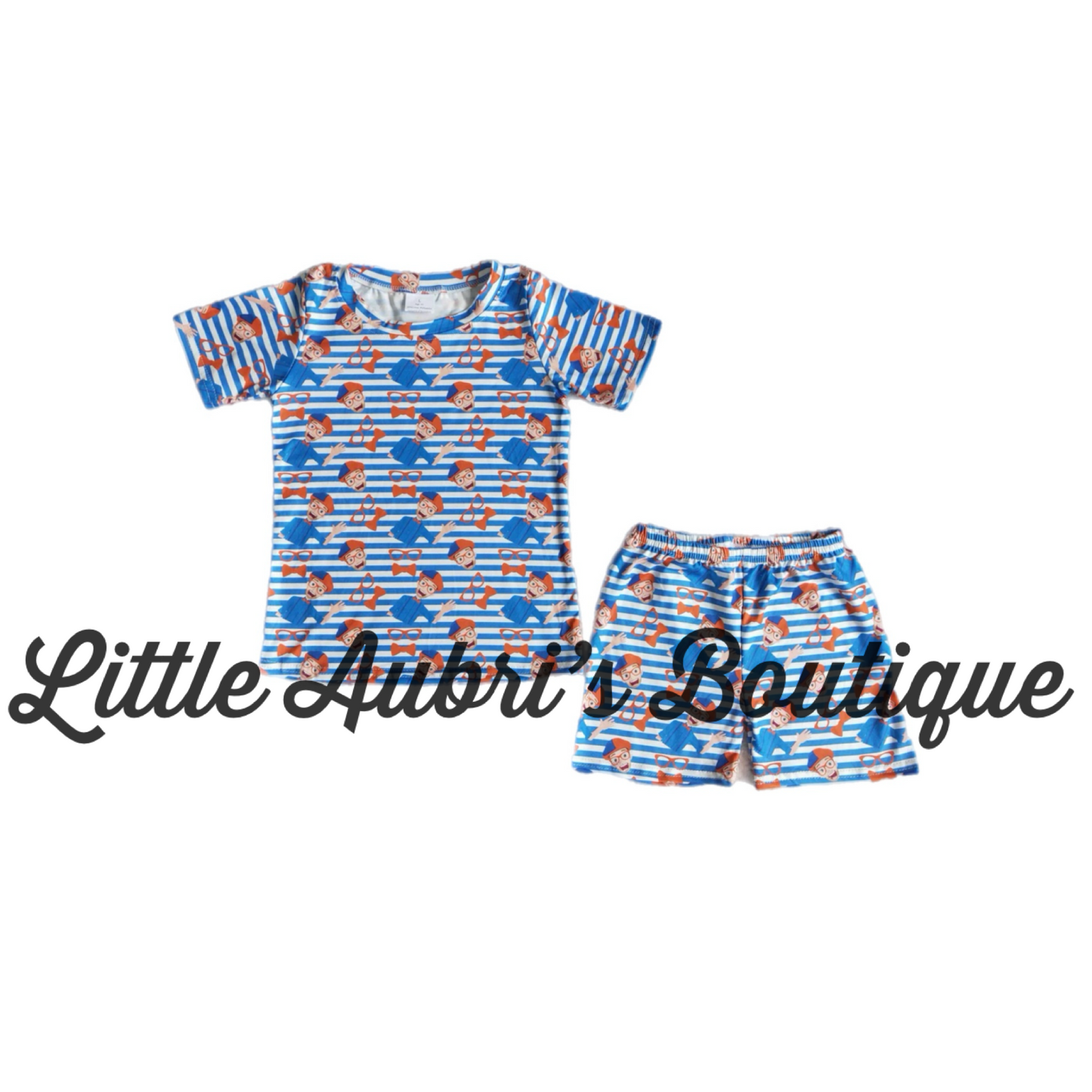 Blippi Pajama Short Set ETA Early Sept