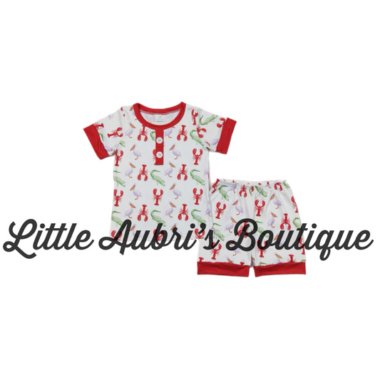 Louisiana Pajama Short Set ETA Early May