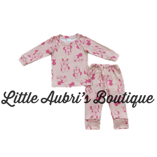 Mouse Pink Pajama Pants Set ETA Early May