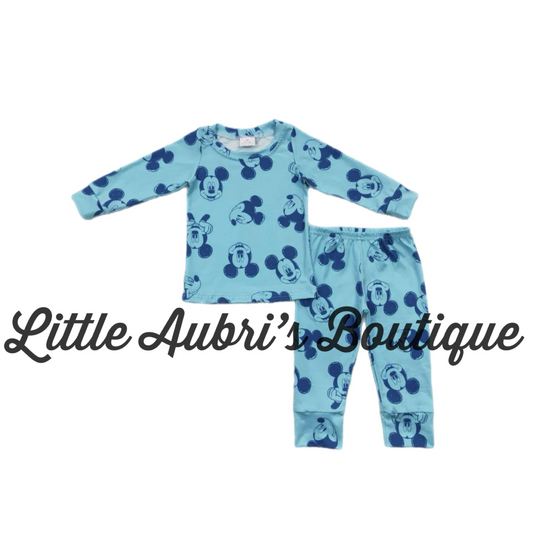 Mouse Blue Pajama Pants Set ETA Early May