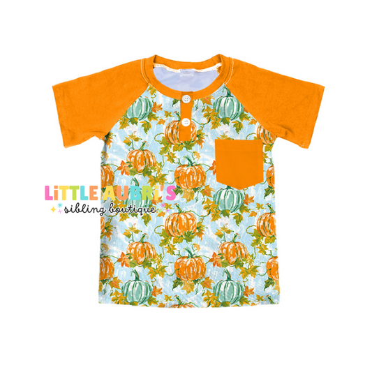 PUMPKIN PATCH Pocket Henley (*SHIPS EARLY SEPT)