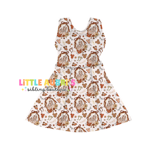 FALL ON MAIN ST Athletic Dress + Detached Shorts Set (*SHIPS EARLY SEPT)