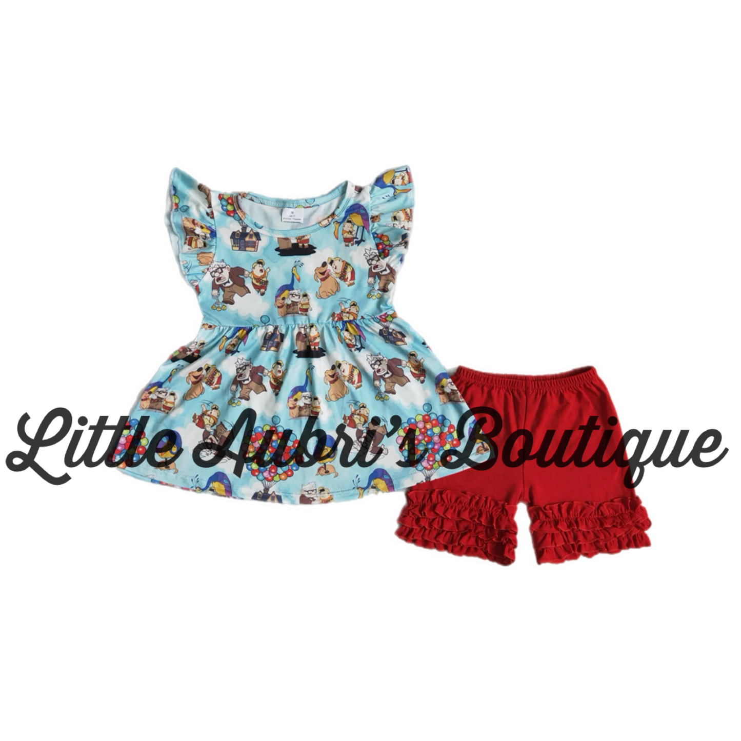 Up Ruffle Short Set ETA Early May