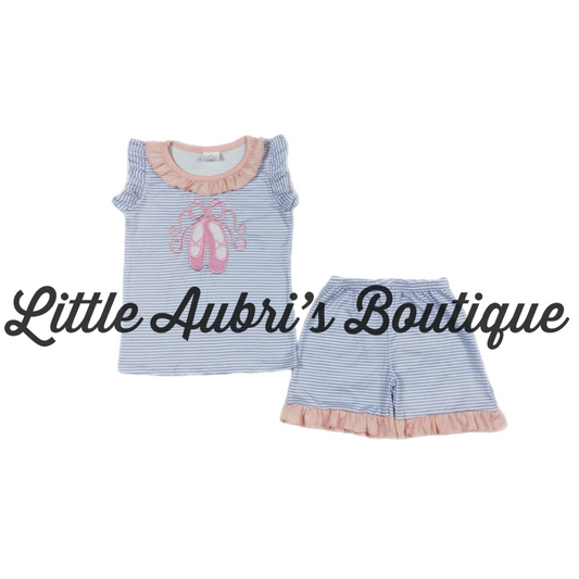 Dance Ruffle Short Set ETA Early Sept