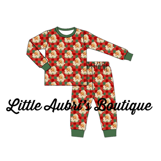 PREORDER Vintage Santa Pajama Set CLOSES 7/26