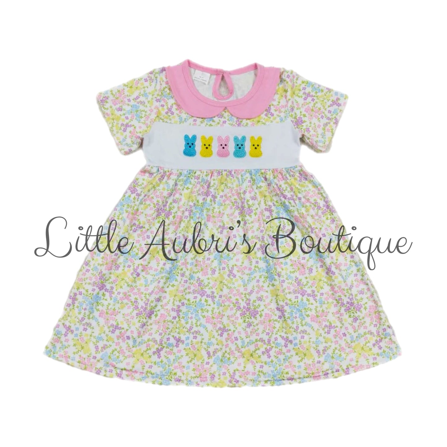 Floral Peeps Collar Dress ETA Early March