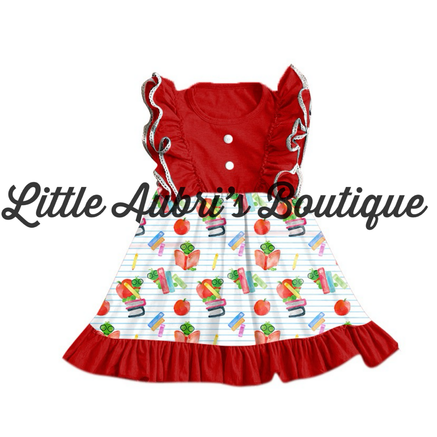 Bookworm Ruffle Lace Dress